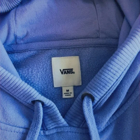 Vans Blue Cropped Hoodie - Picture 5 of 5